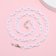 fashion constrast color simple acrylic mask chain glasses chainpicture14